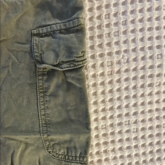 Olive Green Cargo Joggers - Picture 4 of 7